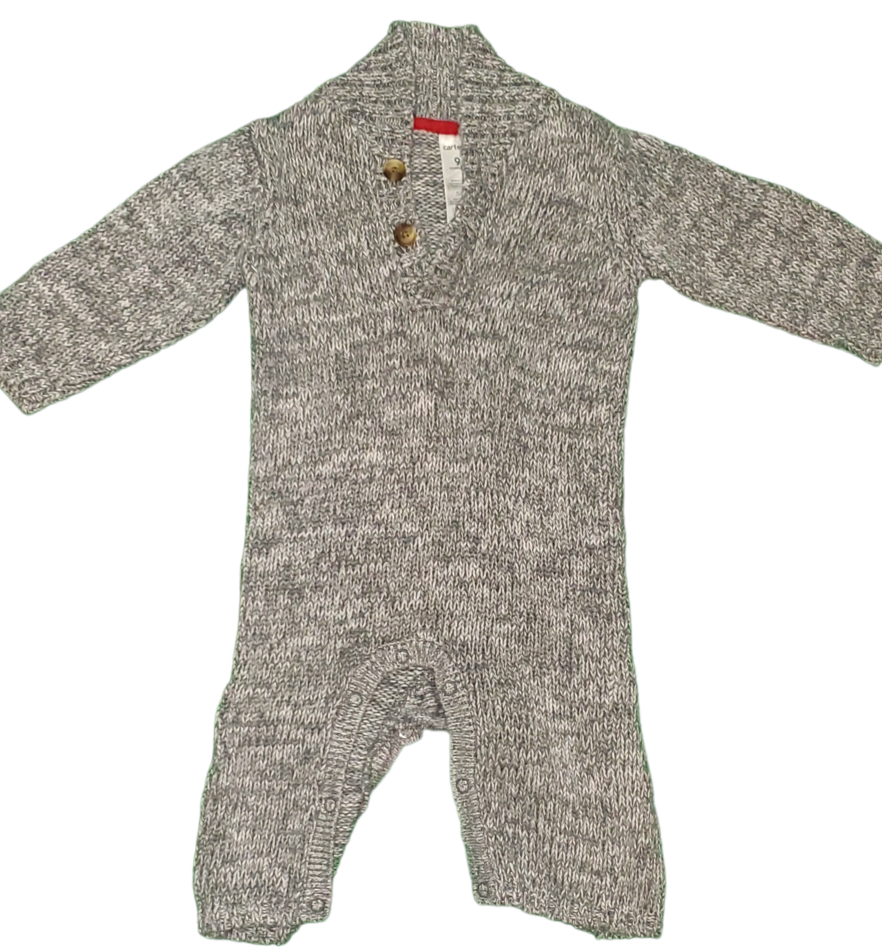 Carter 9 Months Grey Onesie