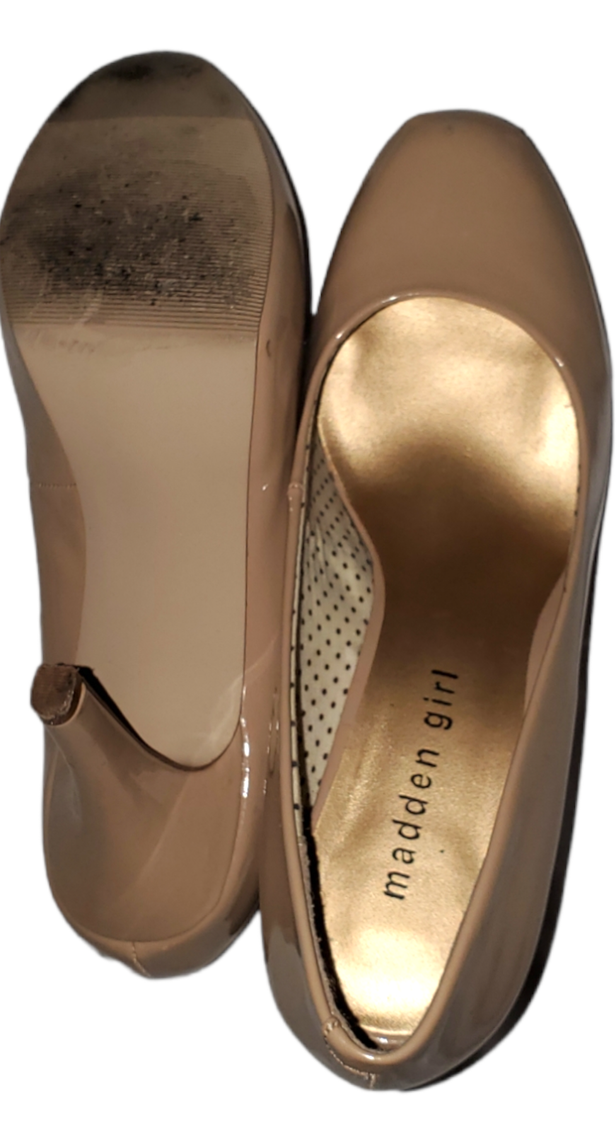 Madden Girl Nude Pumps|Used