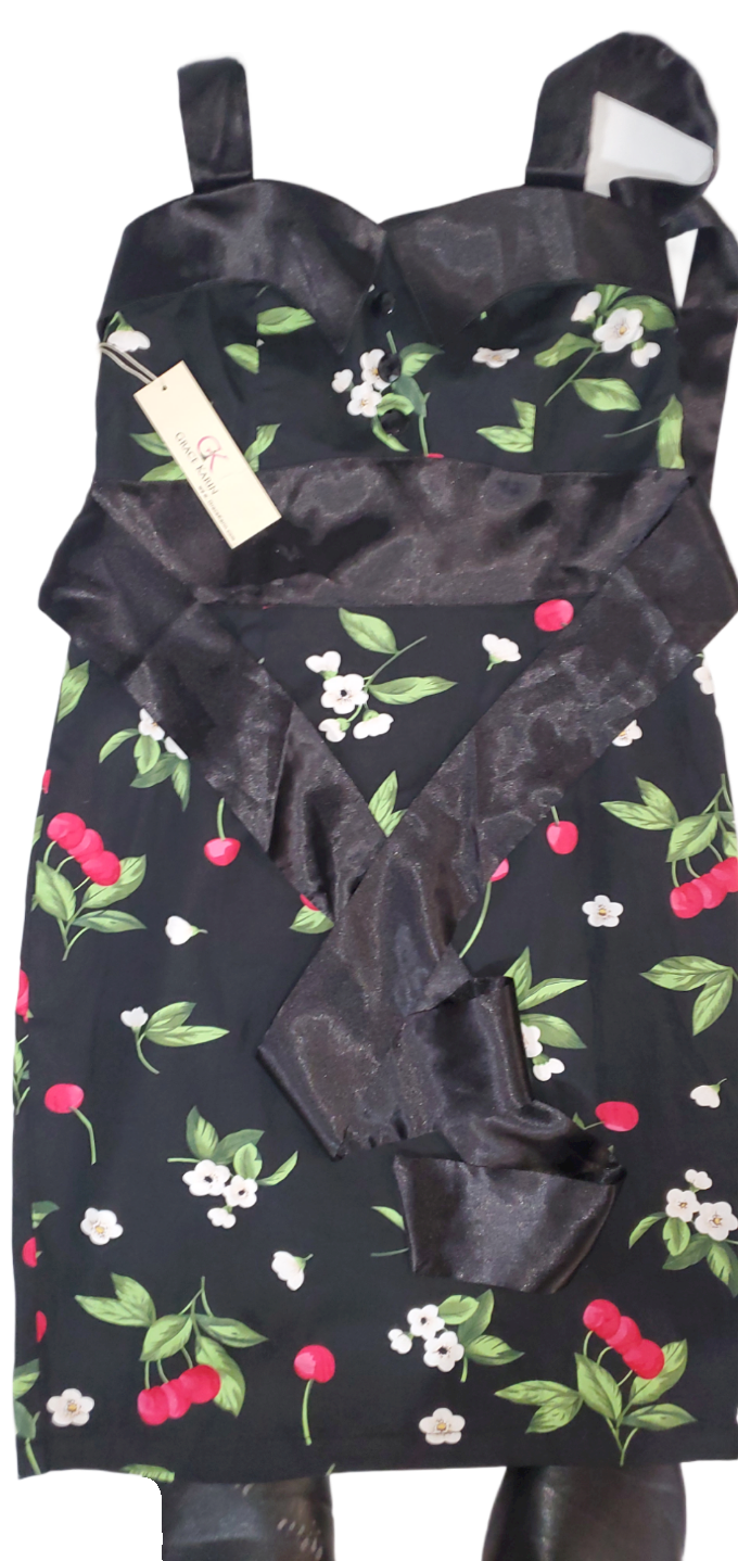 GRACE KARIN CHERRY BLOSSOM DRESS|New