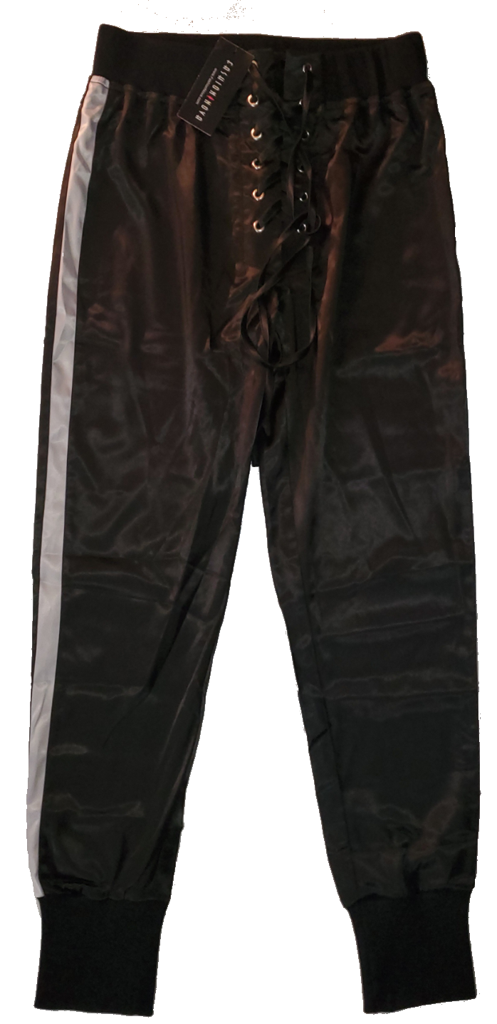 Fashion Nova Silky Jogger Pants|New