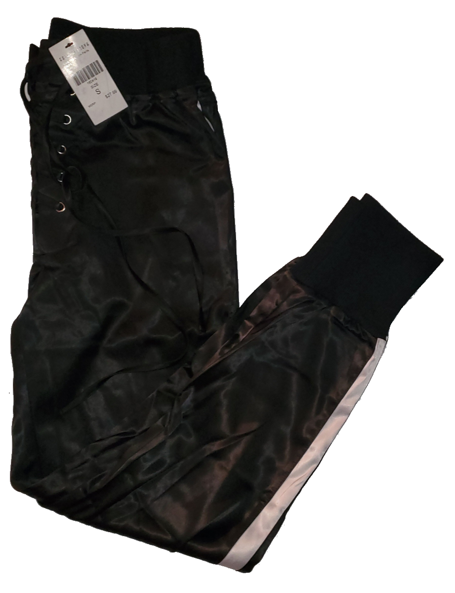 Fashion Nova Silky Jogger Pants|New