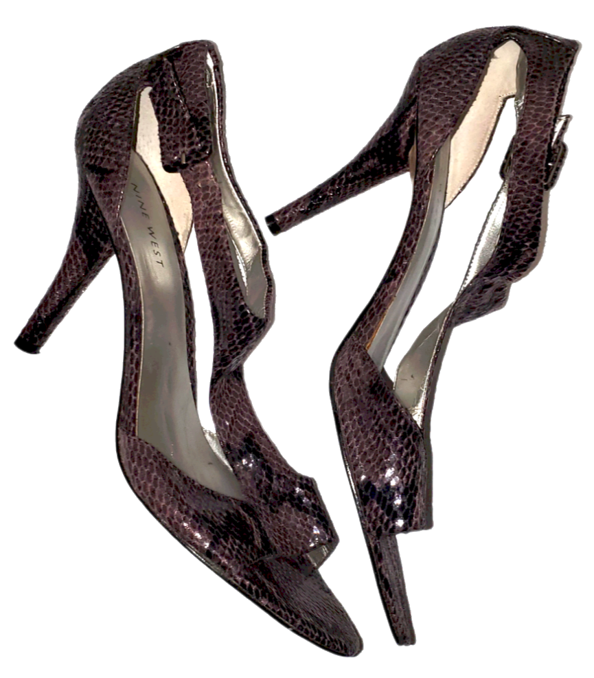 Nine West Purple Snake Print|Used