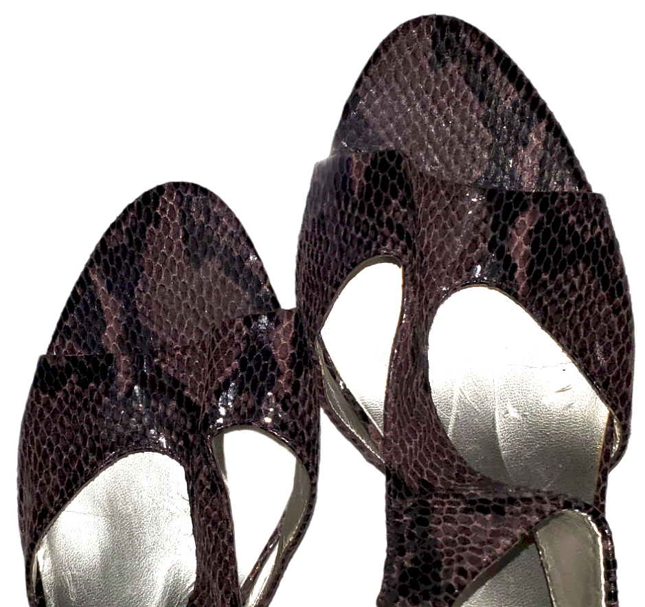 Nine West Purple Snake Print|Used