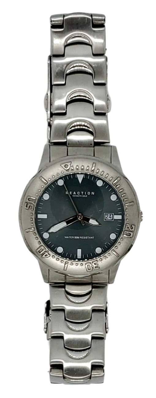 KENNETH COLE Reaction Stainless Steel Watch|Used