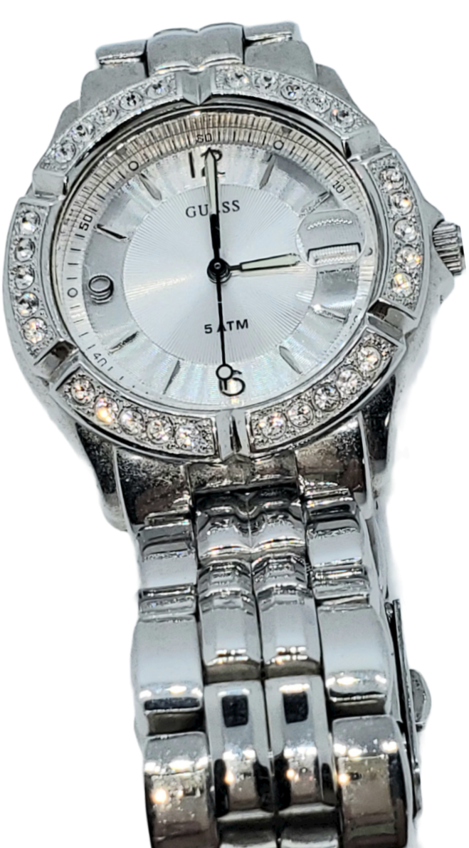 GUESS Bling Encrusted Bezel Swiss Made
