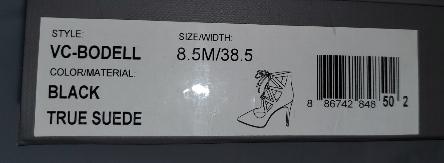 Vince Camuto Black Lace Heels|Like New!