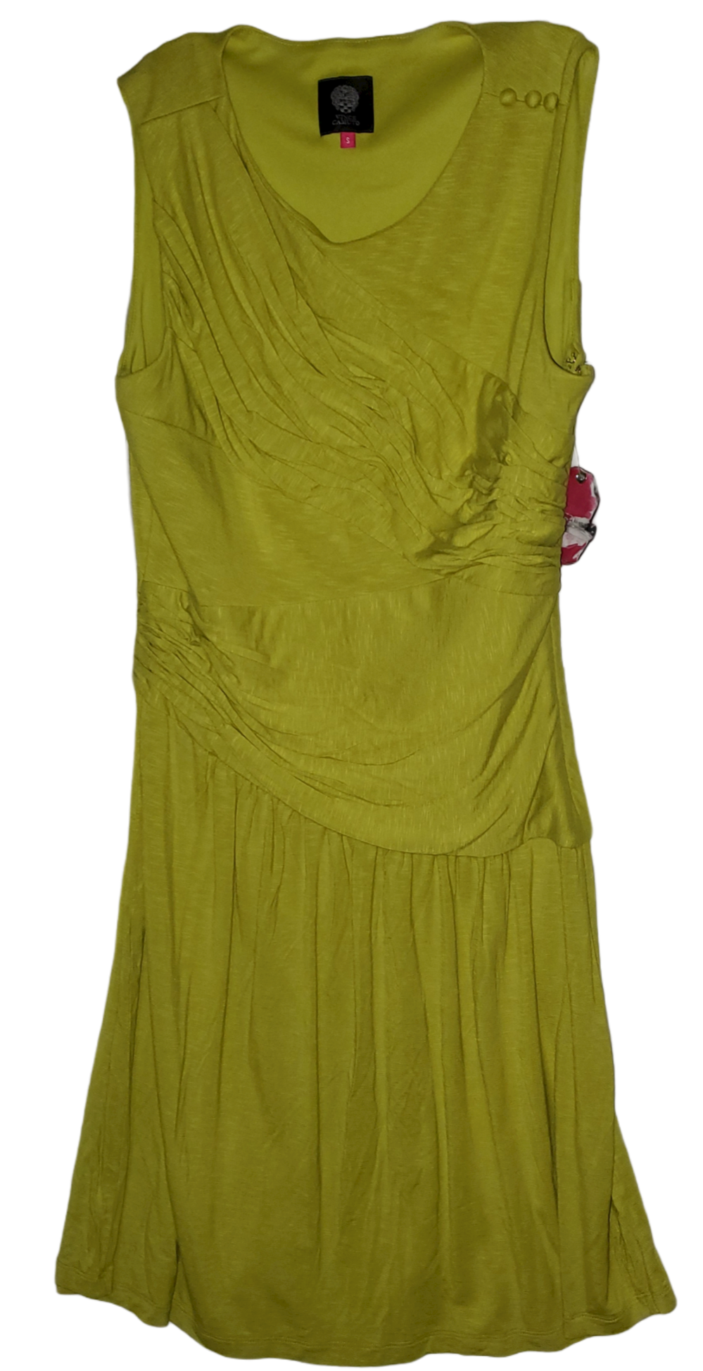 VINCE CAMUTO LIME GREEN DRESS|New