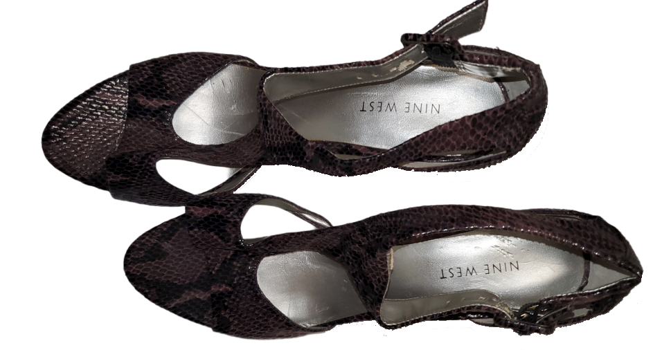 Nine West Purple Snake Print|Used