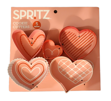 Spritz Hearts Cookie Cutters