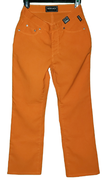 Versace Jeans Couture Orange Pants| Like New