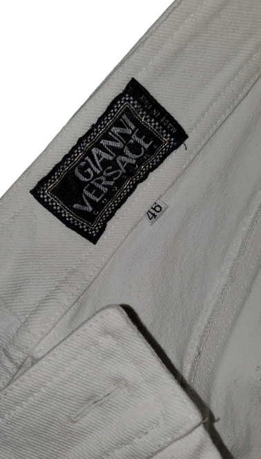 Gianni Versace White Jeans Size IT 46
