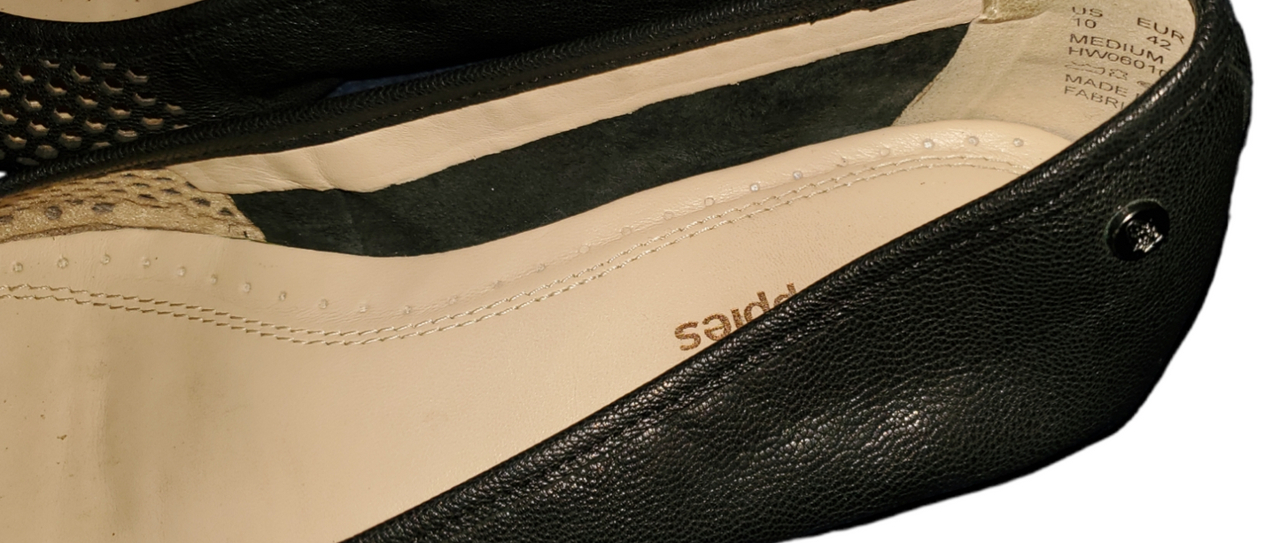 Hush Puppies Black Flats|Used
