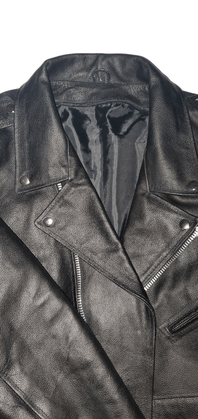 100% Leather Jacket Heavy Duty Motorcycle Jacket|New - My Lil' Secret Boutique