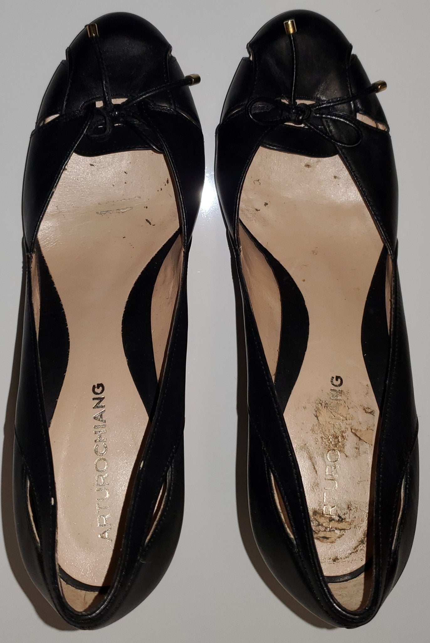 Arturo Chaing Black Kitten Heel Pumps|Used - My Lil' Secret Boutique