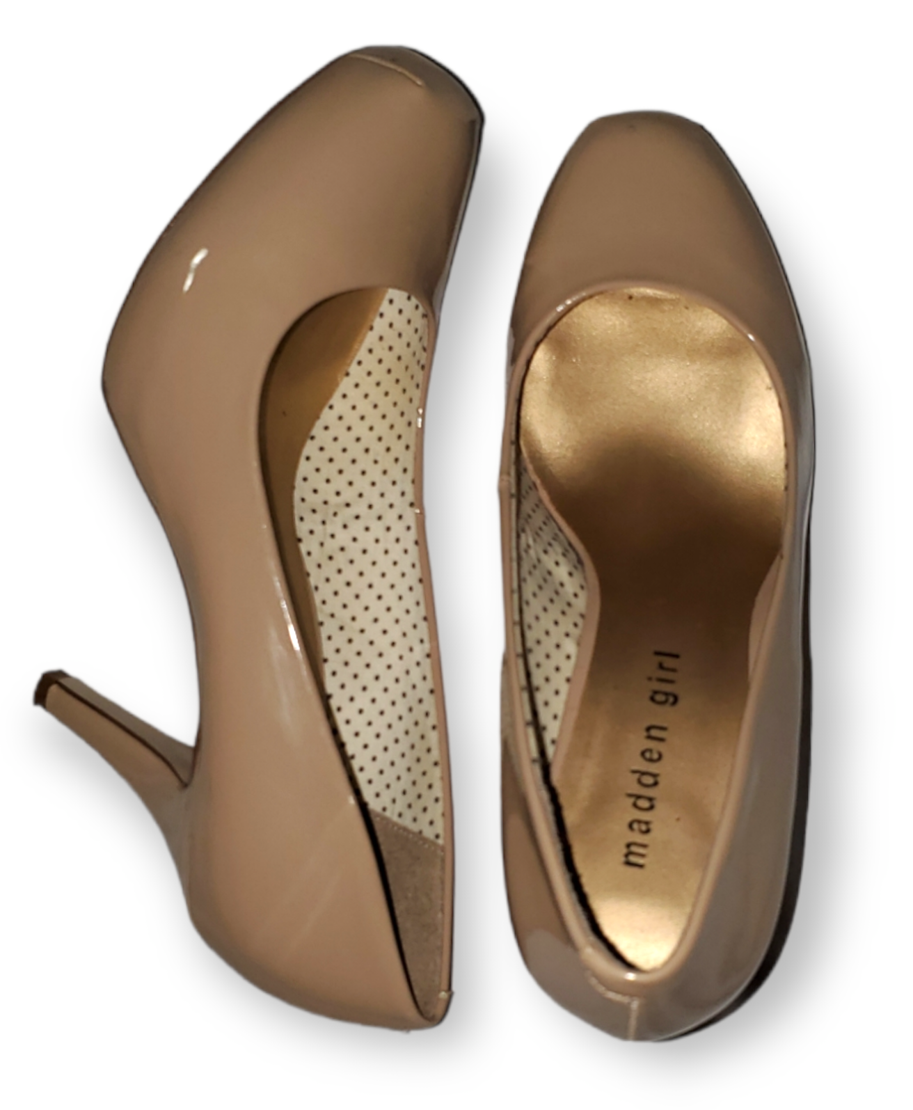 Madden Girl Nude Pumps|Used