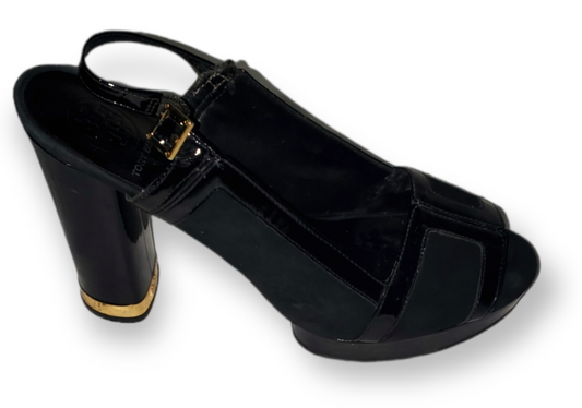 Tory Burch Black Heels Size 9|Used