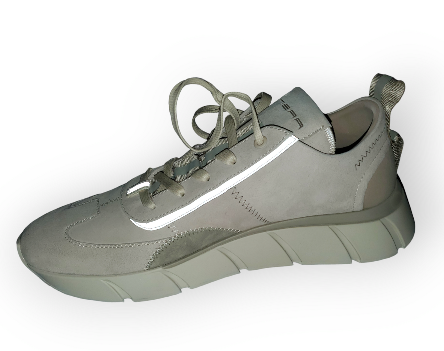 Nera Model One Suede Beige Sneakers|New