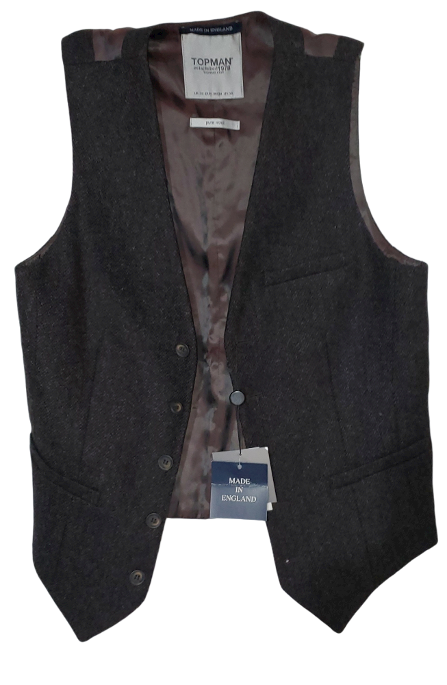 TOP MEN Wool Vest Size|New