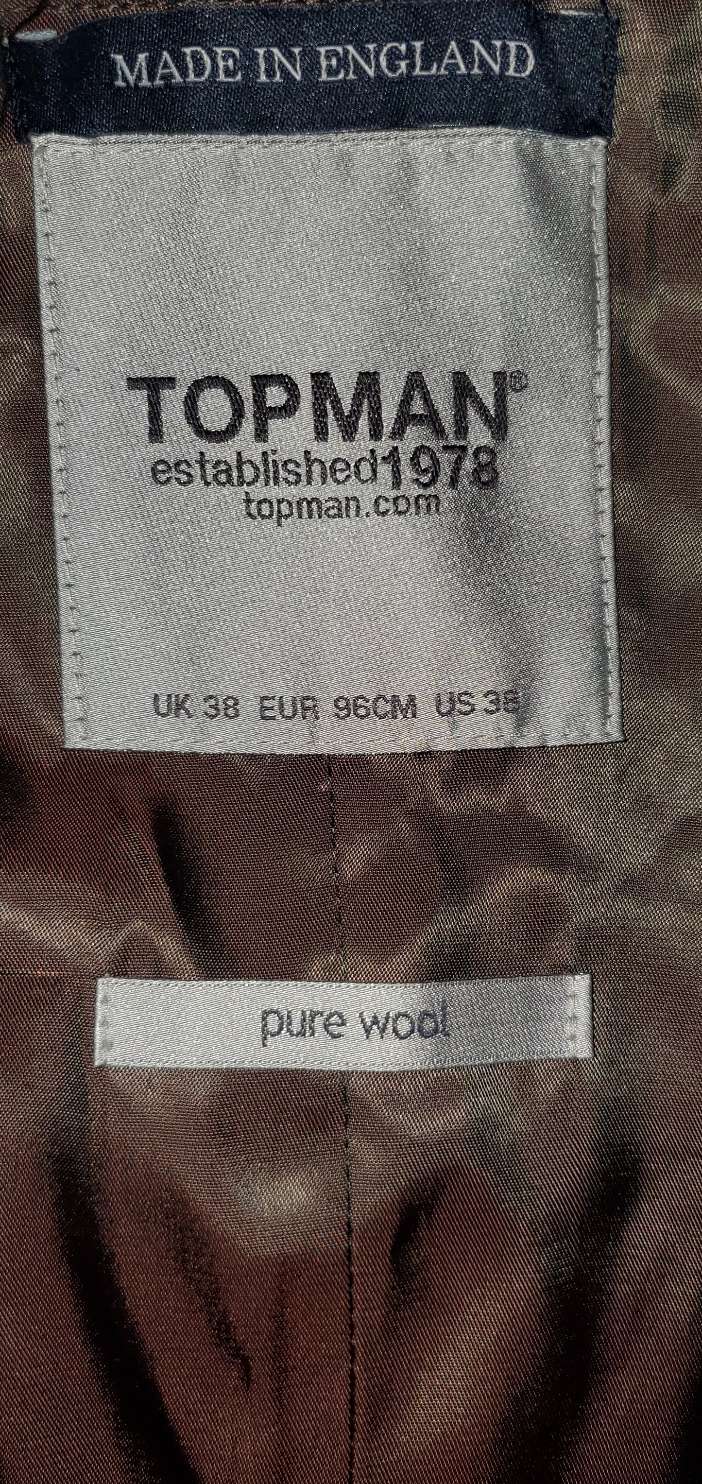TOP MEN Wool Vest Size|New