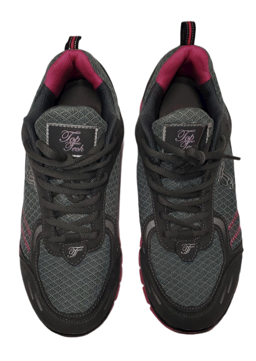 Top Tech Grey Pink Sneakers|Used