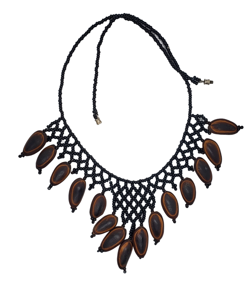 Hand Beaded From Peru Necklace|Handmade