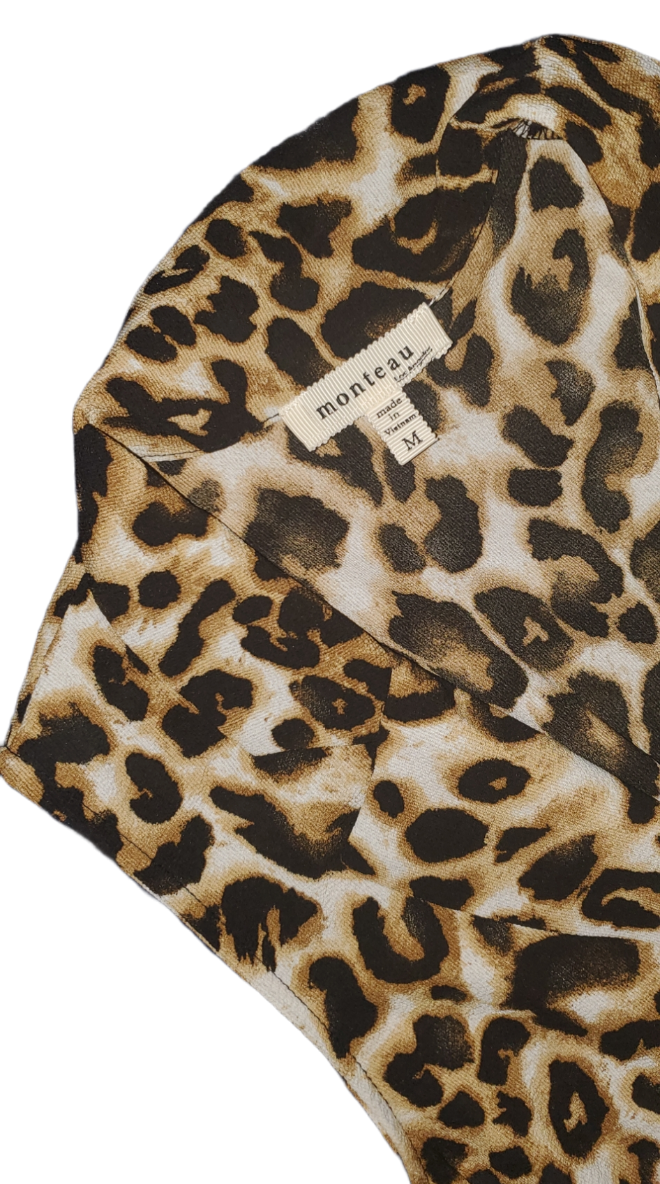 Monteau Leopard Print Jumpsuit|New