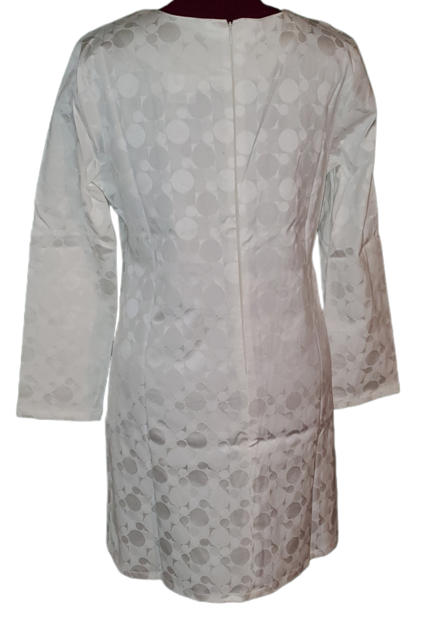 White Detailed Long Shirt Dress