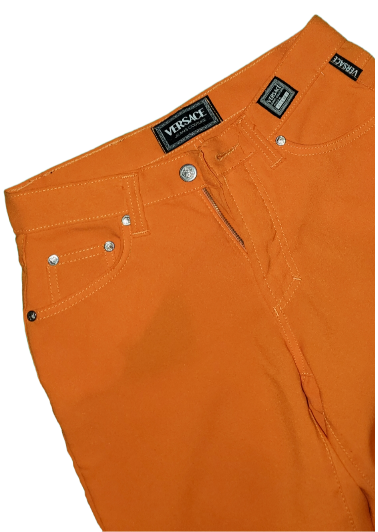 Versace Jeans Couture Orange Pants| Like New
