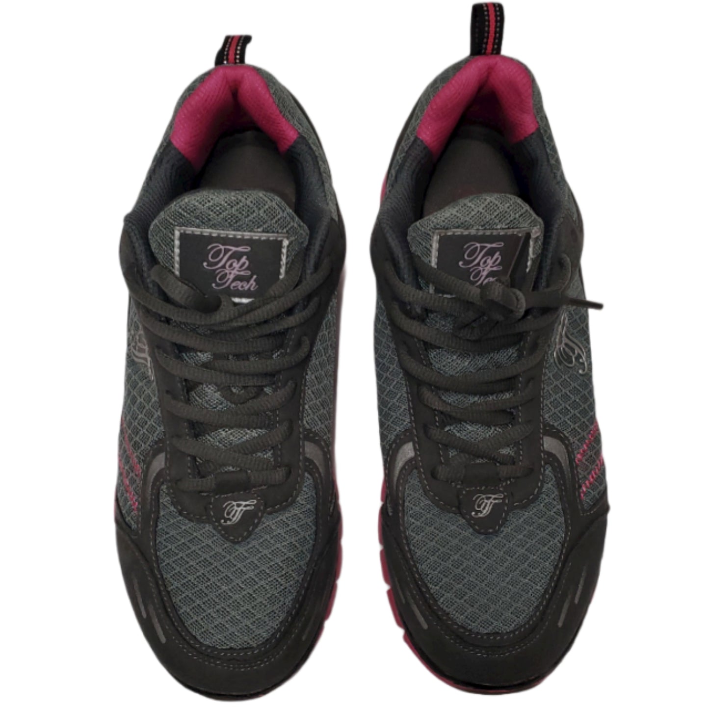 Top Tech Grey Pink Sneakers|Used