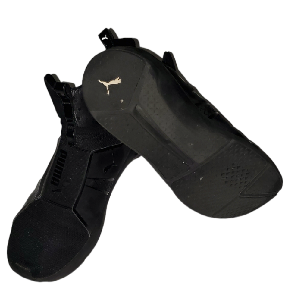 Puma Black Slip On Sneakers|Used